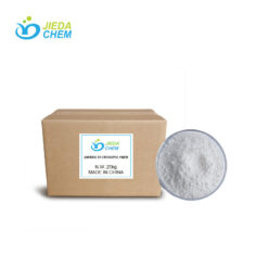 25kg carton of Acrylates/Beheneth-25 Methacrylate Copolymer next to powder sample in a plate