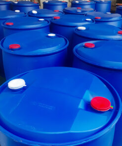 The factory has already packed CDEA in 200kg blue barrels