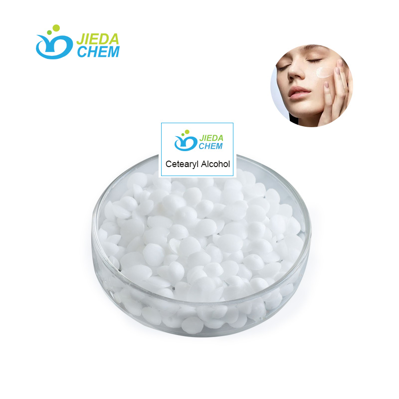 The white granules marked as Cetearyl Alcohol (And) PEG-20 Stearate