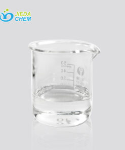 Pure Ethylhexylglycerin clear viscous liquid close-up, cosmetic grade ingredient