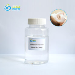 Transparent liquid Pentaerythrityl Tetraethylhexanoate in small bottles