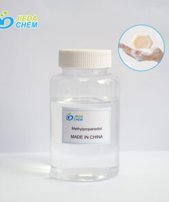 The liquid Methylpropa nediol contained in a small bottle