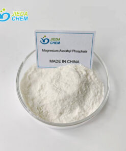 White powder-like MAP Magnesium Ascorbyl Phosphate marked with its name