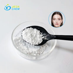 The white powder AA2G Ascorbyl Glucoside dug out from the small bowl