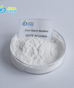 A Labeled plate of Modified Corn Starch powder