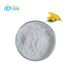 Modified Corn Starch powder in glass plate