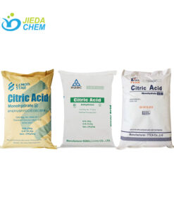 Jieda Supplied Citric Acid - Three different brands of food/cosmetic grade citric acid