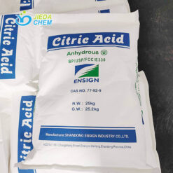 Palletized 25kg woven bags of food grade Citric Acid