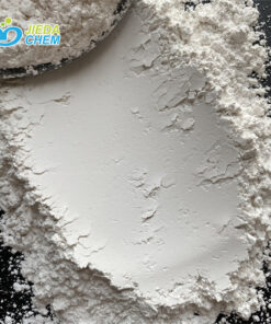 Spread out white powder calcium carbonate