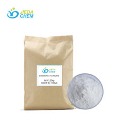 Packed in a 25kg neutral bag, with white powder-like Sodium Polyacrylate in a transparent small bowl beside it