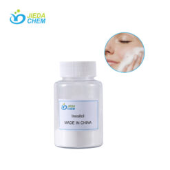 White powder Inositol in a small bottle