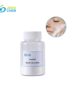 White powder Inositol in a small bottle