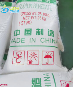 Sodium benzoate placed in the warehouse
