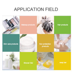 Photos of facial serum, highlighting Caprylyl Glycol's dual role as preservative enhancer and skin barrier repair agent