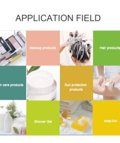 Photos of facial serum, highlighting Caprylyl Glycol's dual role as preservative enhancer and skin barrier repair agent