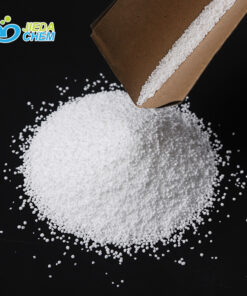 White granular sodium percarbonate poured out of the package