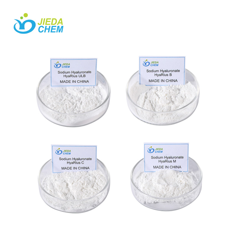 Four different molecular weights of Sodium Hyaluronate