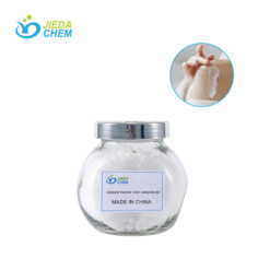 White partices Cetearyl Alcohol (And) Ceteareth-20 in small jars
