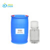 There is a blue bucket of sorbitol liquid, and next to it is a small bottle of sorbitol liquid